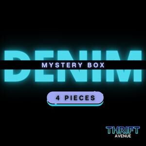 DENIM MYSTERY BOX 4 Piece Denim Jeans: Assorted Brands and Styles Size 6